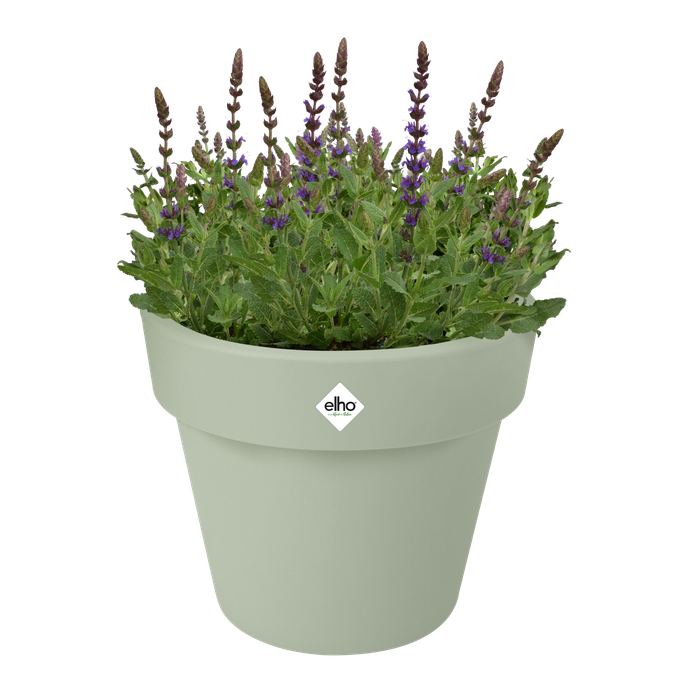 green basics top planter 47cm stone green